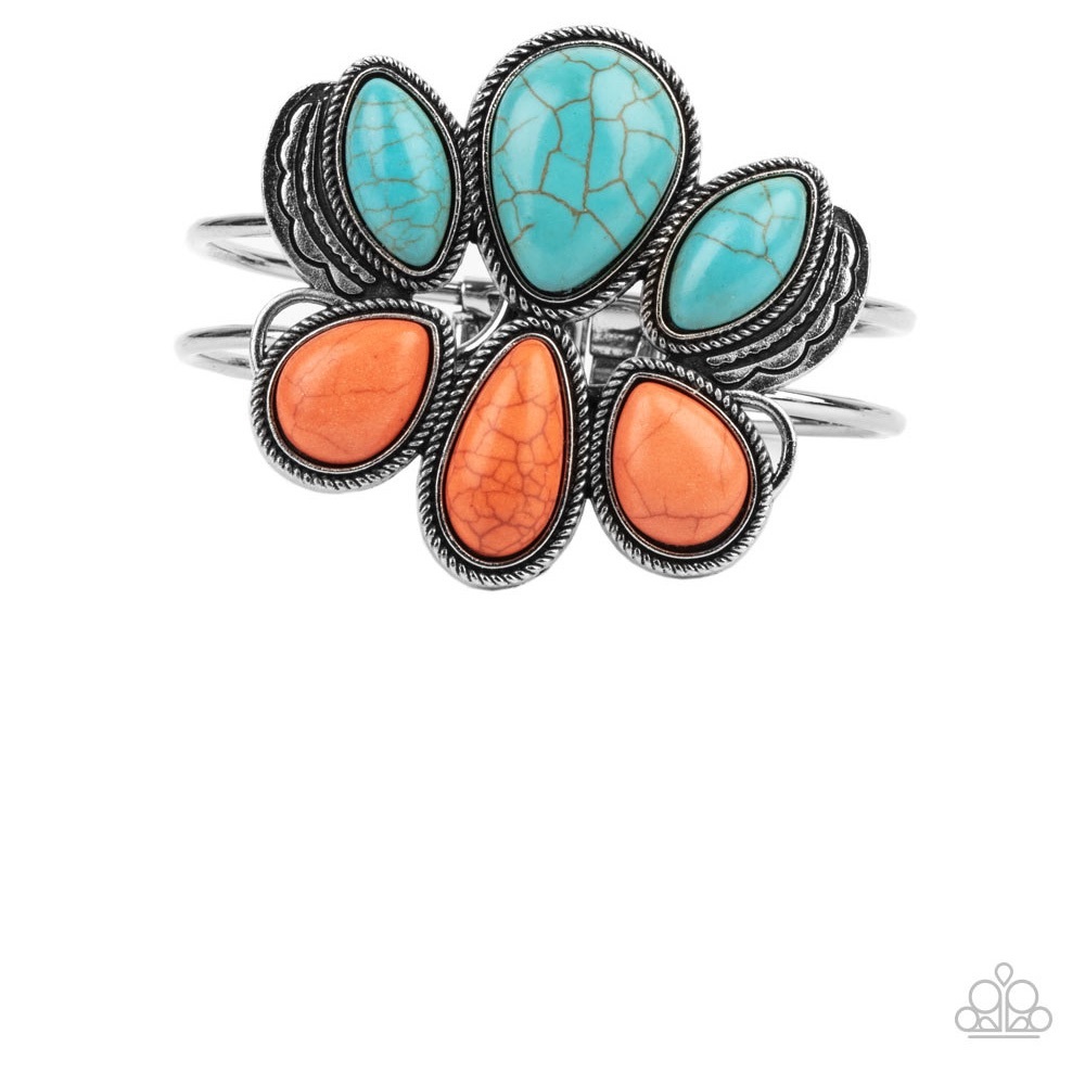 Orange/blue bracelet